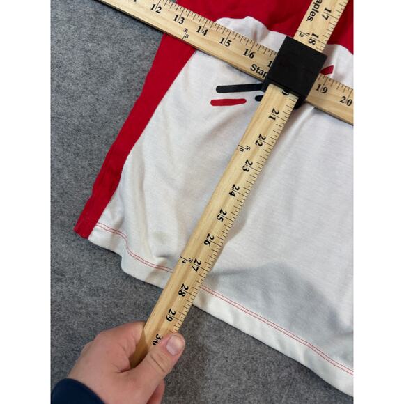 Puma Scuderia Ferrari F1 Racing T Shirt Mens XL Red Colorblock Santander Pirelli - Picture 5 of 8